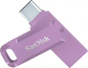 Zibatmiņa SanDisk Ultra Dual Drive Go USB-A | USB Type-C 128GB Lavender