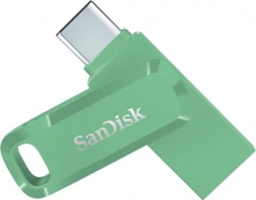 Zibatmiņa SanDisk Ultra Dual Drive Go USB-A | USB Type-C 128GB Absinthe Green