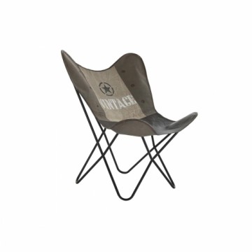 ēdamistabas krēsls DKD Home Decor Brūns Melns Pelēks 76 x 76 x 96 cm