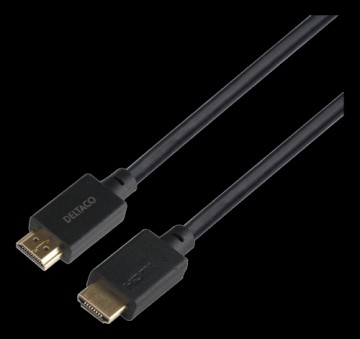 Deltaco HU-50-LSZH HDMI cable 5 m HDMI Type A (Standard) Black 7333048056870