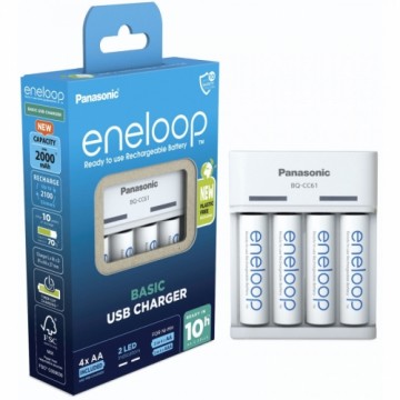 Panasonic Batteries Panasonic eneloop charger BQ-CC61 + 4x2200mAh