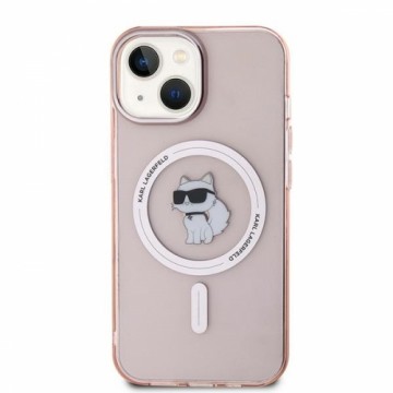 Karl Lagerfeld KLHMP14SHFCCNOP iPhone 14 | 15 | 13 6.1" różowy|pink hardcase IML Choupette MagSafe