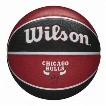 Basketbola bumba Wilson NBA Team Tribute Chicago Bulls Gumijas Plastmasa (1 gb.)
