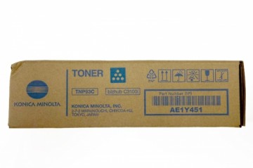 Original Toner Cyan Konica Minolta Bizhub C3100i (TNP93C, TNP-93C, AE1Y451)