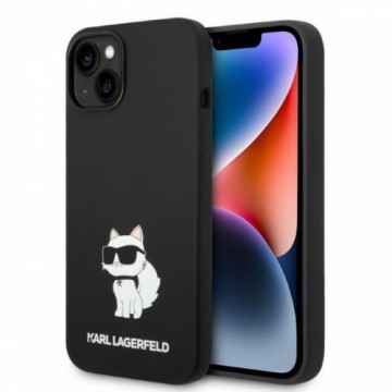Karl Lagerfeld Liquid Silicone Choupette NFT Case for iPhone 14 Plus Black