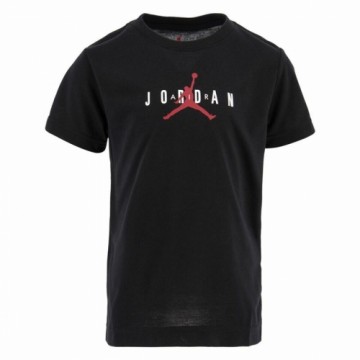 Krekls ar Īsām Piedurknēm Bērniem Jordan Jumpman Graphic Melns