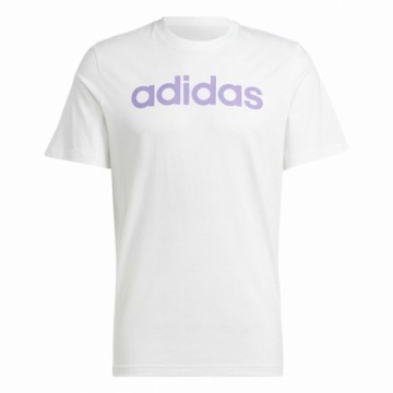 Vīriešu Krekls ar Īsām Piedurknēm Adidas Essentials Balts