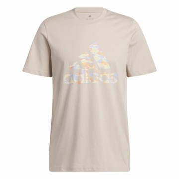 Vīriešu Krekls ar Īsām Piedurknēm Adidas Bēšs Kamuflāža