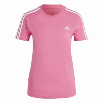 Футболка с коротким рукавом женская Adidas 3 stripes Розовый