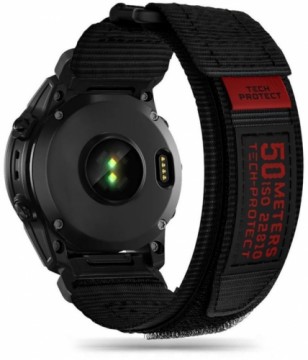 Tech-Protect watch strap Scout Pro Garmin fenix 5/6/6 Pro/7, black